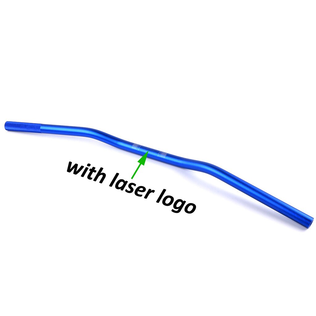 Motorcycle Handlebar 22mm CNC Aluminum Alloy Handle Bars for Honda NC750X PXC CB1000R CB500X MT09 R1 Z750 Z900 Z1000 Cafe Racer: Blue-laser logo