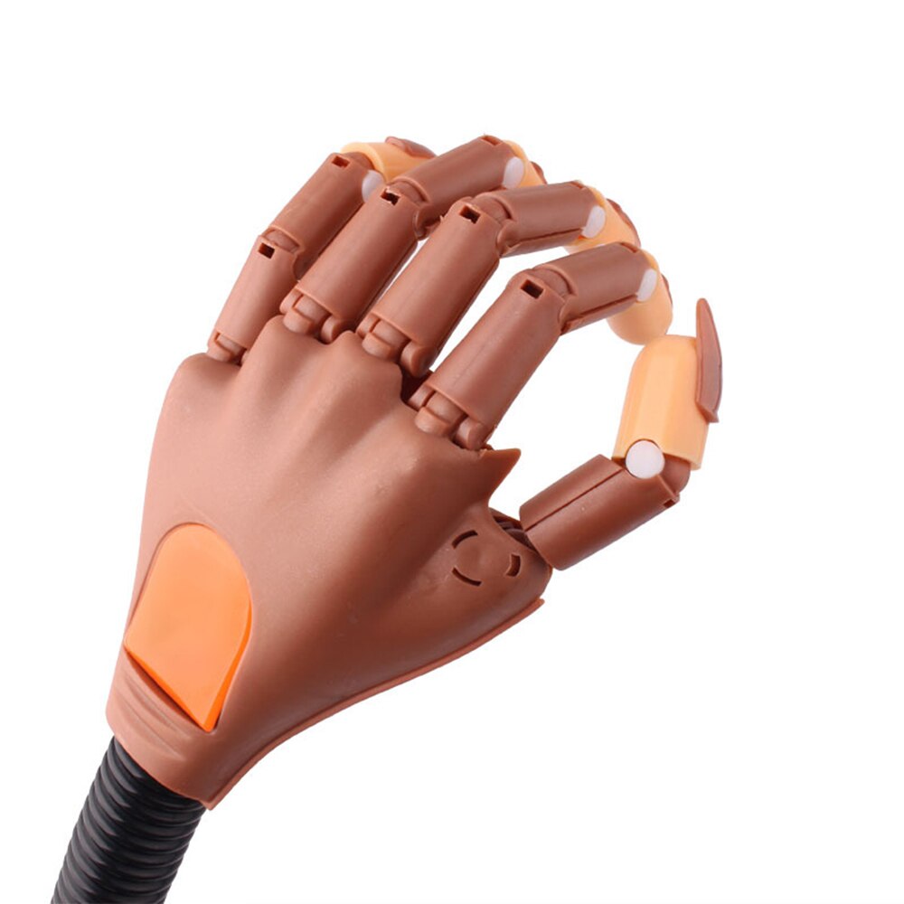 Mano Flexible para práctica de manicura, modelo de mano Flexible y reutilizable, dedo Flexible con puntas para uñas, modelo de entrenamiento ajustable para manos