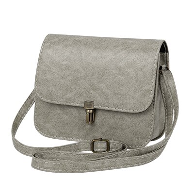 YBYT rabat en cuir PU mini sac à main hotsale dame sac à bandoulière femmes sacoche shopping sac à main messenger sacs à bandoulière: Gris