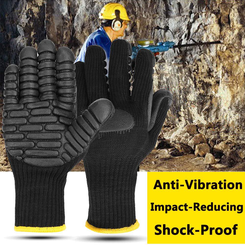 Anti Vibratie Shock Resist Absorberende Veiligheid Monteur Werken Beschermende Handschoenen Outdoor Gadgets Tuin Rubberen Handschoenen