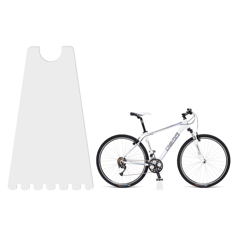 Support de vélo Portable pour Brompton, réglage, nettoyage, réparation, accessoires de vélo de montagne, Support en acrylique transparent: Beige