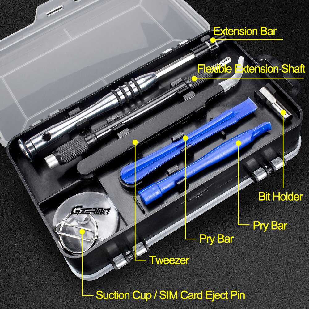 115 in 1 Screwdriver Set of Screw Driver Bit Set Multi-function Precision Mobile Phone Repair Device Hand Tools Torx Hex