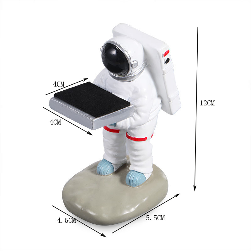 soporte de reloj astronauta ama de llaves sirviente soporte de exhibición de reloj Robot oso Polar reloj estante de exhibición de almacenamiento de joyería: YELLOW