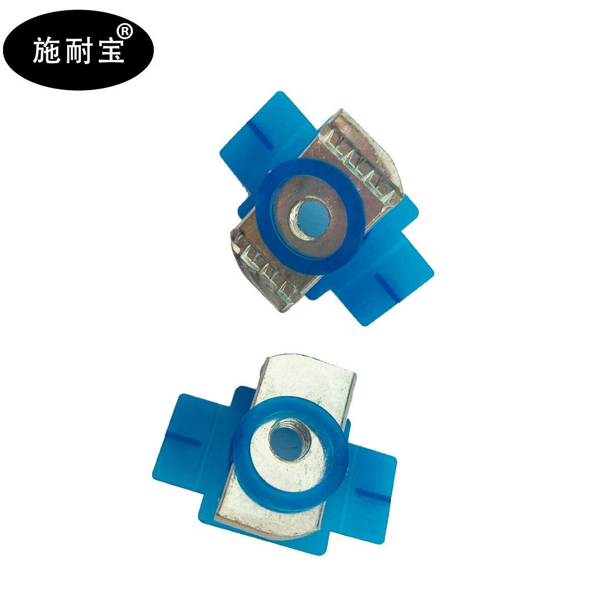 Spring Nut Block Rectangular Lock Block Plastic Wing Nut Plastic Card Sleeve Steel C- Beam Photovoltaic M6m8m10m8