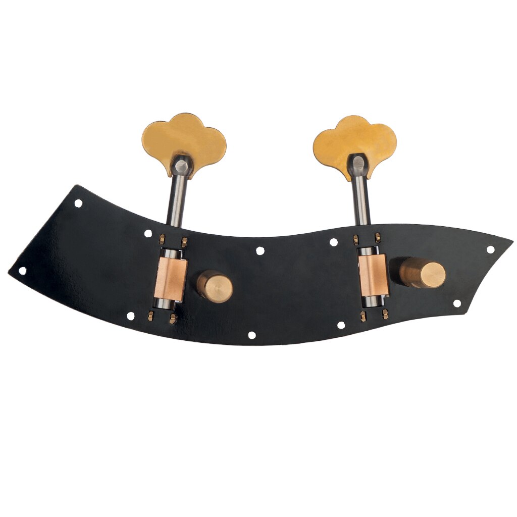 Naomi Bass Machine Heads Volledige Plaat W/ 2 Stemsleutels Bass Machines W/ Carving Bloem Inlay Voor 3/4 of 4/4 Contrabas
