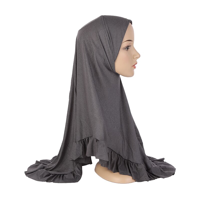 Girl's Aiyah Amira Hijab 1 Piece Lycra Pull On Headscarf MADE IN TURKE - Foto 9