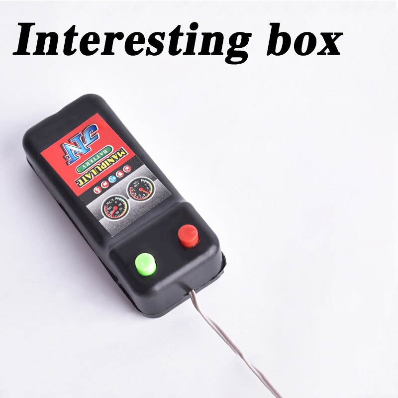 Wire control box remote control forward and backward motor forward and reverse controller wire control battery box toy making