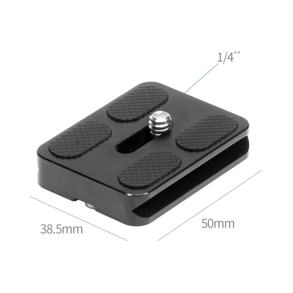 BGNing PU-50 60 70 SLR Camera Tripod Gimbal Quick Release Plate DLSR PU50 QR Board with 1/4" Inch Screw Photography Accessories