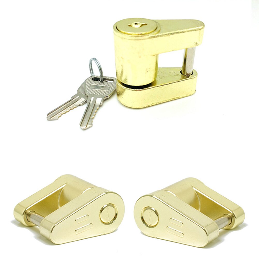 Trailer Coupler Padlock Solid Brass Trailer Locks for Hitch Security Protector Theft Protection A0444