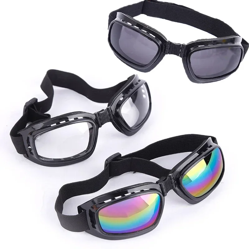 draussen-Sport Reiten Sonnenbrille Klapp Sonnenbrille Motorrad Brille Ski Brille Windschutzscheibe Brille Jahrgang Windschutzscheibe Brille