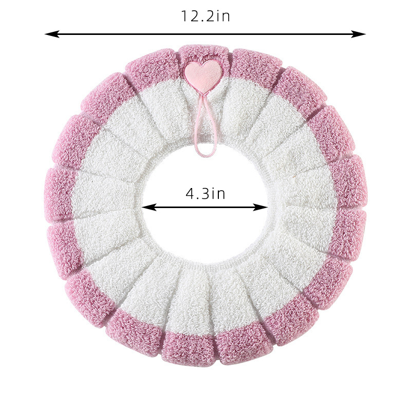 Funda para tapa de inodoro más cálida, producto de baño, sartén, cojín, almohadillas de licra, uso en juntas tóricas, inodoro cómodo al ras