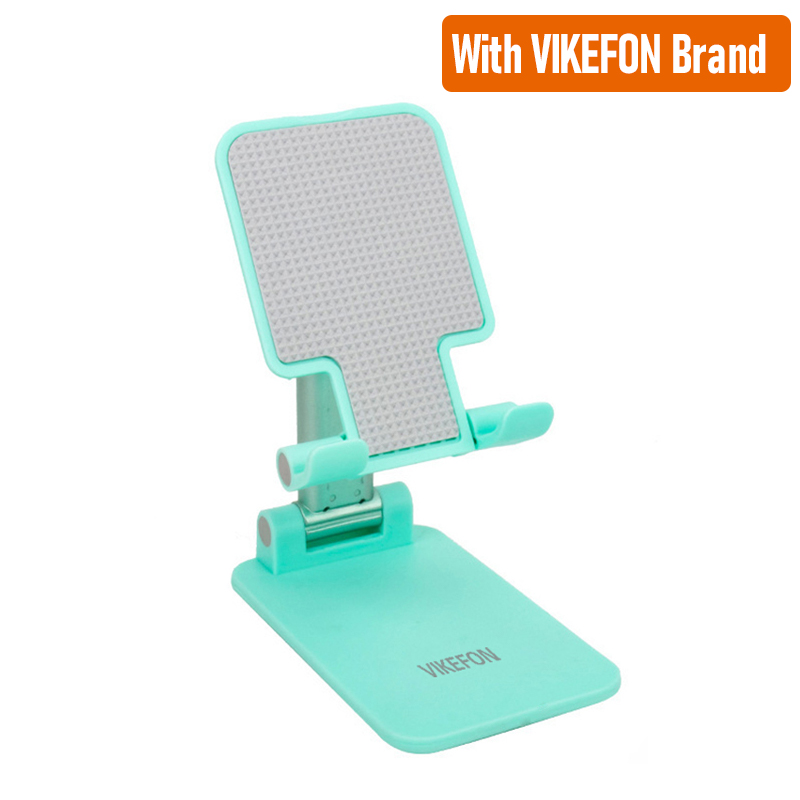 Soporte plegable para teléfono móvil, mesa de montaje de escritorio para tableta, Flexible y ajustable, soporte perezoso en vivo para todos los teléfonos: Rosa