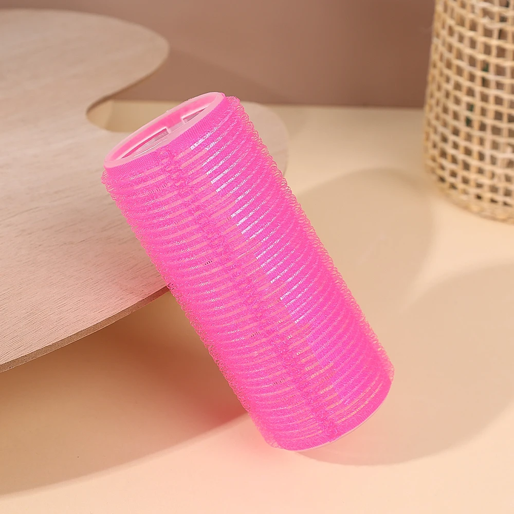 Selbstklebende Lockenwickler, tragbar, faul, DIY, magische Styling-Werkzeuge, Heimgebrauch, rosa Lockenwickler, Bang Beauty Braiders, Friseur: Elfenbein