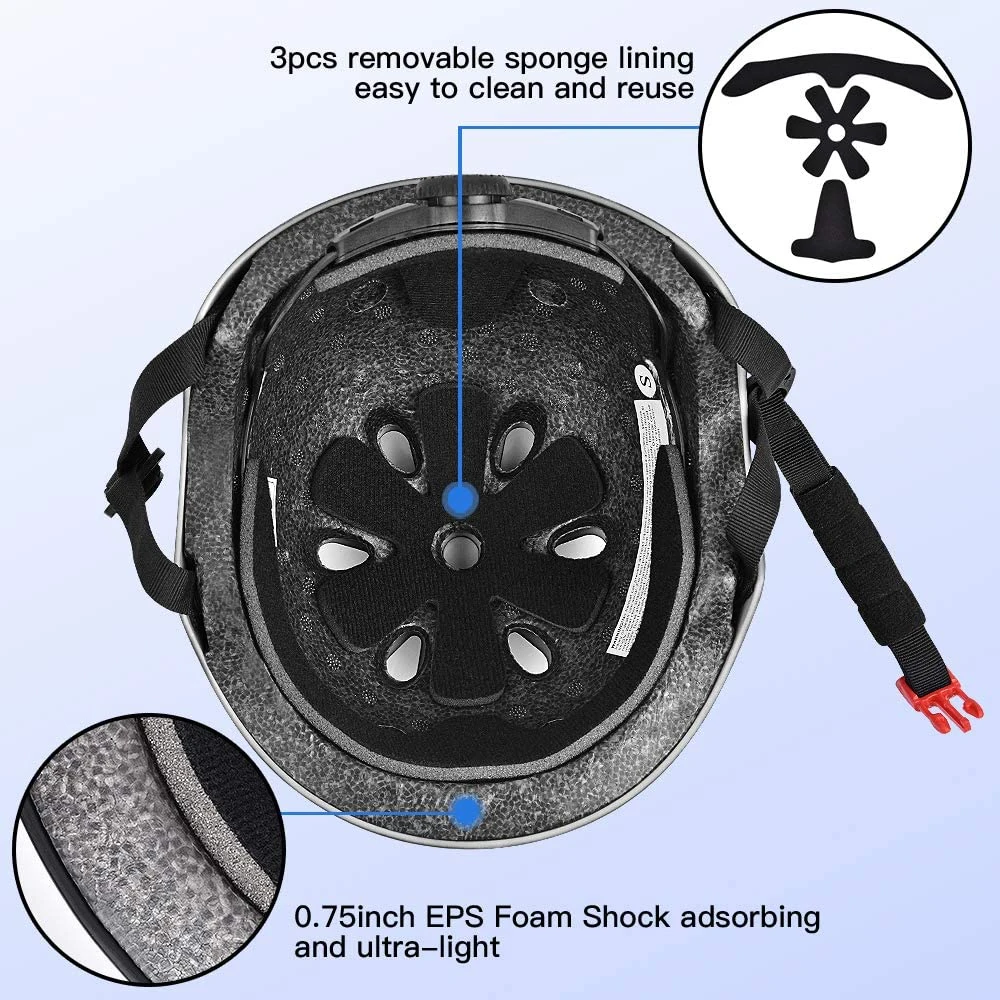 Skateboard Helmet for Adults Skate Helmet Adult Skateboard Adult Skateboarding Helmet Youth Scooter Helmets Child Skating