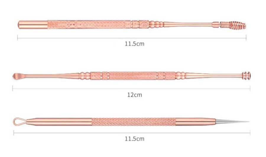 HANRIVER Graven oorsmeer lepel graven oor apparaat nemen oor kit pick knop oorsmeer pincet