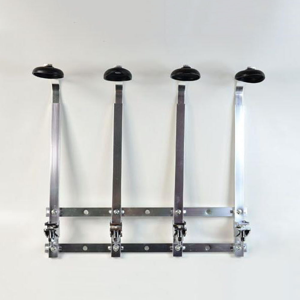 4 Spring-Loaded Accessories Wall Mounted Station Beer Wine Dispenser Bottle Holder Bar Drinking Pourer Home Cocktail Racks Tools