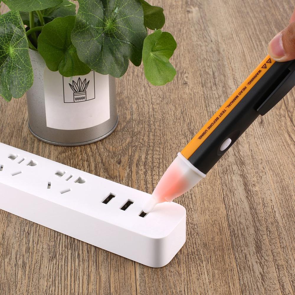 90-1000v berøringsfri elektronisk digital skjerm ac-spenningstestpenn med ledet-lys 1ac- d  c2 ii detektor voltpinne sensorblyant