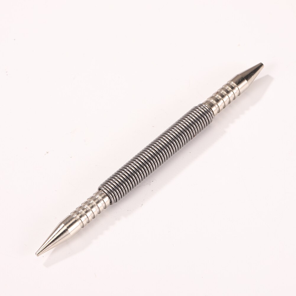 Hammerless Nail Set Center Pin Punch Spring Loaded Marking Starting Holes Tools Marker Metal Woodwork Tools: Default Title