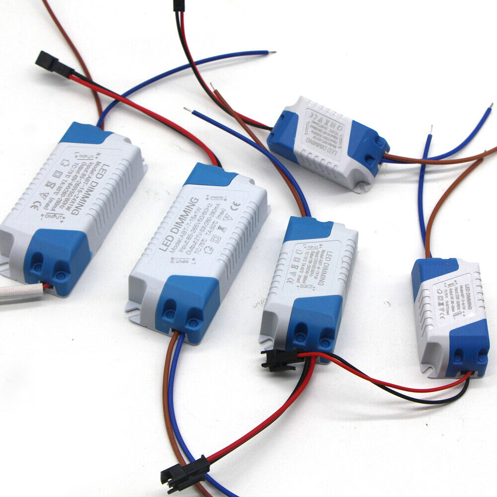 Dimbare 3W 5W 6-7W 7-15W 15-24W Power supply Led Driver Adapter Transformator 300mA Voor Led Downlight AC85-265V