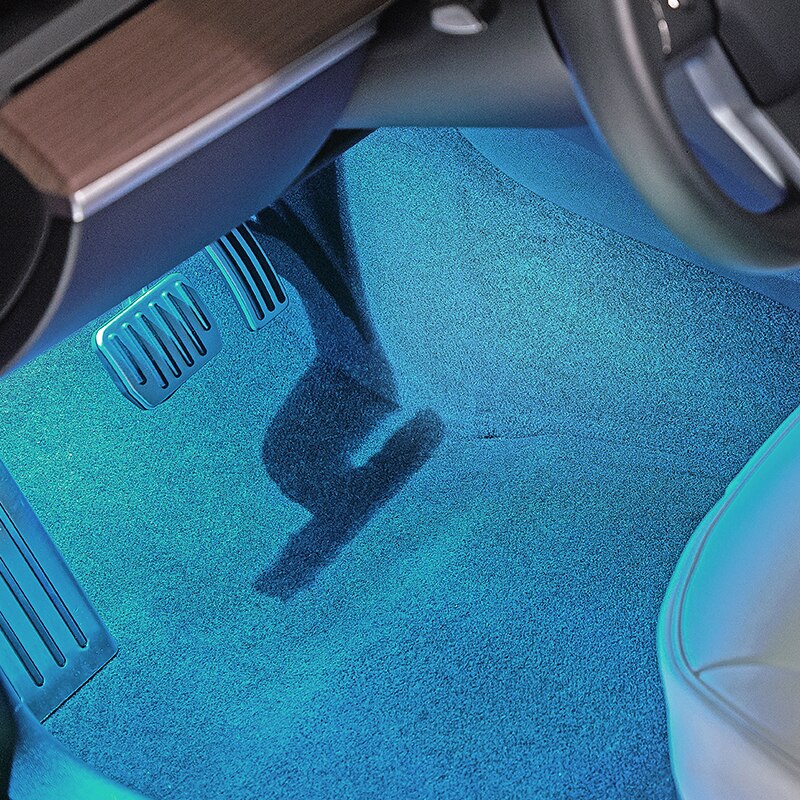 Auto Interieur Welkom Licht Gemodificeerde Led Bagage Mood Lamp Kofferbak Lamp Voor Tesla Model 3 Accessoires