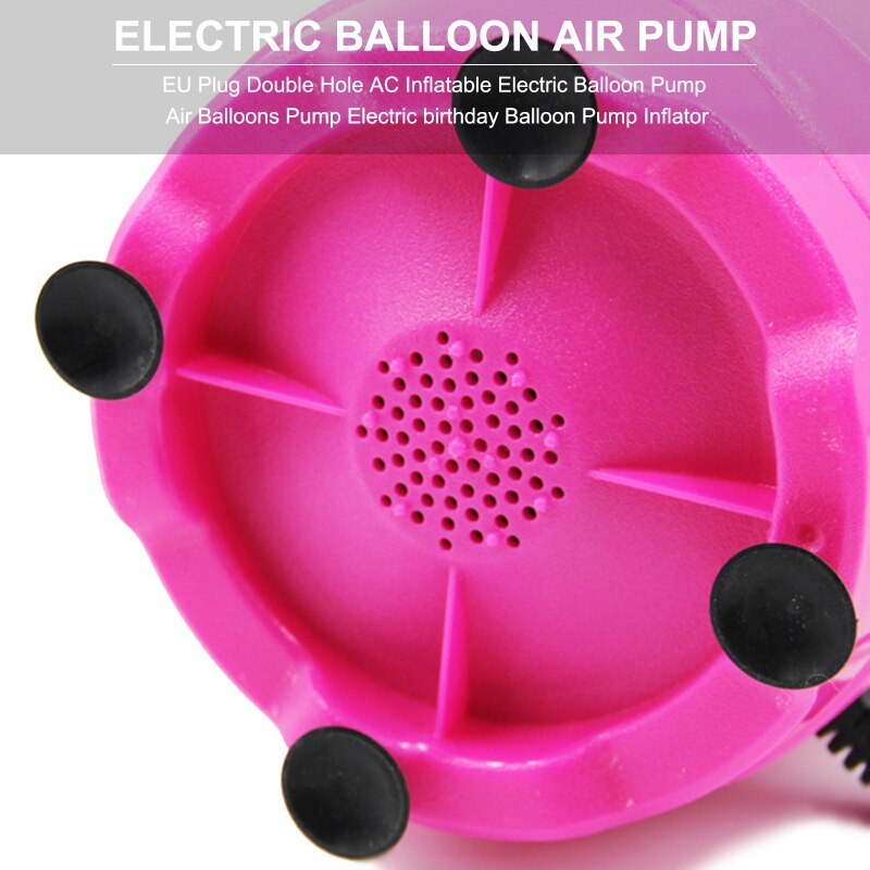 Auporo Eu Plug Dubbele Gat Ac Opblaasbare Elektrische Balloon Pump Air Ballonnen Pomp Elektrische Verjaardag Ballon Pomp Inflator