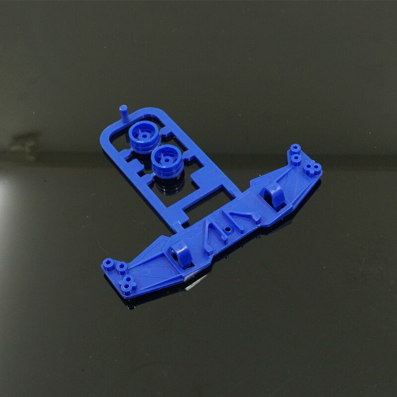 MINI 4WD self-made tamiya parts plastic wing for S2 chassis clear black and red color MJ MODEL: blue