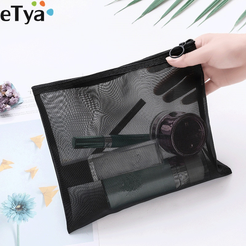 Small Large Cosmetic Bag Transparent Neceser Function Makeup Bag Case Travel Storage Pouch Toiletry Beauty Wash Organizer Pouch