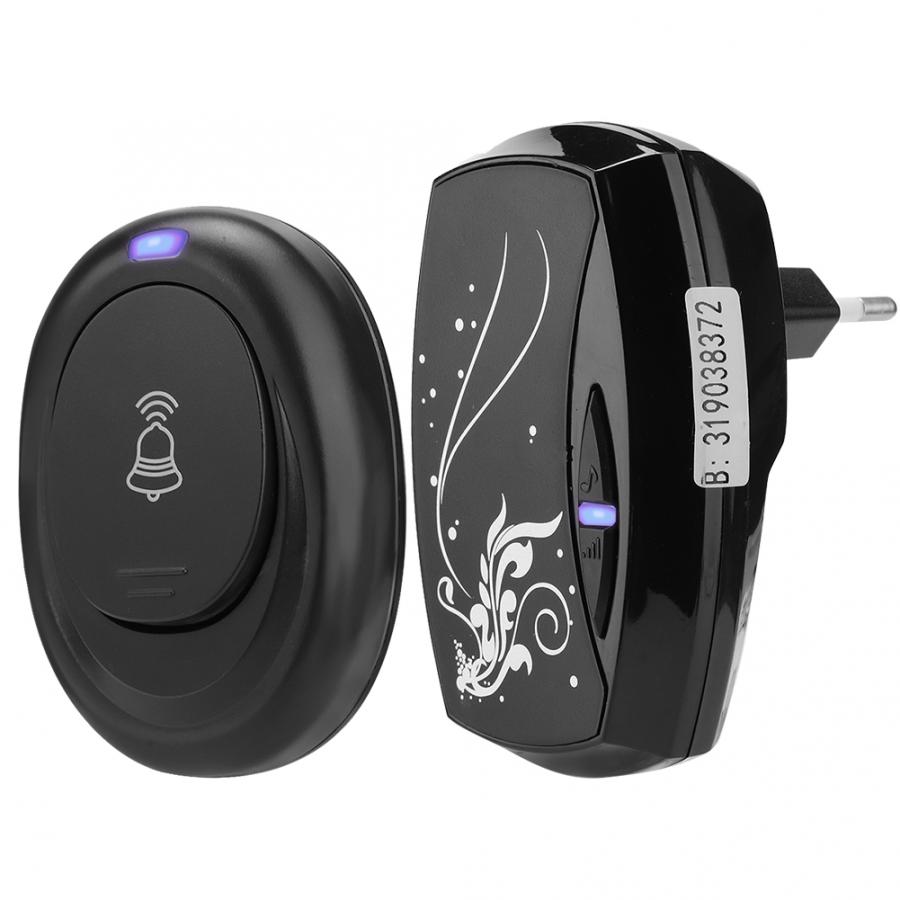 200m Remote Wireless 36 music Waterproof LED door bell 4 Volume Home Security Intelligent wireless Doorbell Remote induction