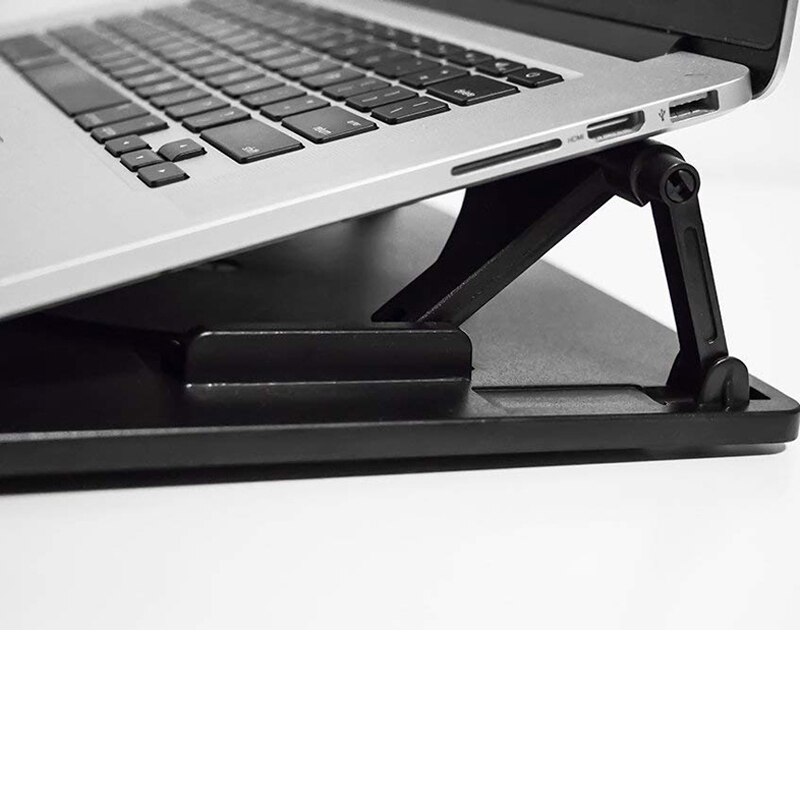 Universal- Laptop Stand Einstellbar Laptop Kühlung Tisch Fan Stand Halfter für Notizbuch Laptop Kühler Fan Halfter Pad Notizbuch Stand