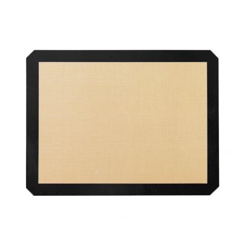 Reusable Non-stick Sheet Oven High Temperature Resistant Liner Baking Cook Mat: Black
