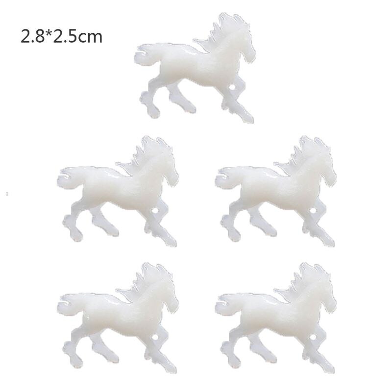 5Pcs Silicone Mini Corsa E Jogging di Modellazione Cavallo Stampo In Resina Landspace Ripieni di Gioielli In Resina di Otturazioni Colata di Resina Arte Artigianato: 2