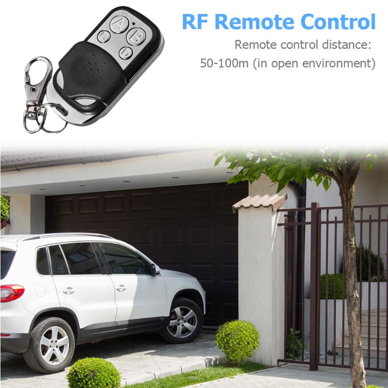 4 Button RF Wireless Remote Control Code Grabber 433 MHz Universal Key Fob Controller for Electric Gate Garage Door