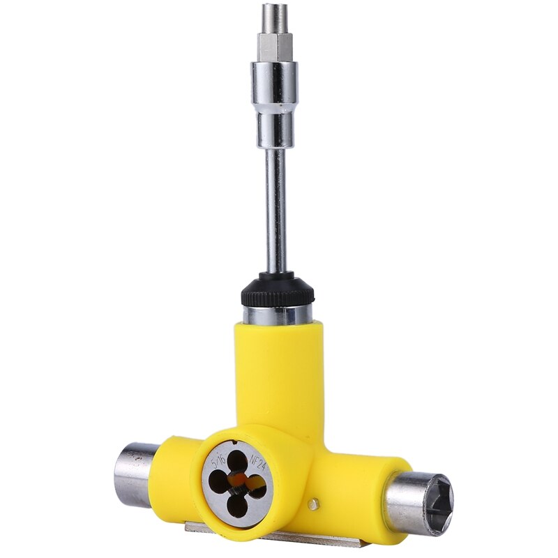 Skateboard Schlüssel Skateboard Reparatur Bausatz Halbautomatische Werkzeug Schlittschuh Gremium T-bilden Multifunktionale Rollschuh schwer Pflicht Schlüssel Y: Ursprünglich Titel