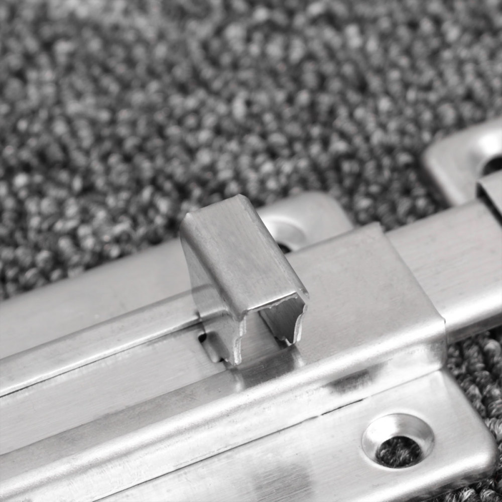 3pcs 3 Inch Stainless Steel Door Bolts Sliding Door Lock Slide Bolts Hasp Staple Gate Safety Lock for Internal Doors (Silv