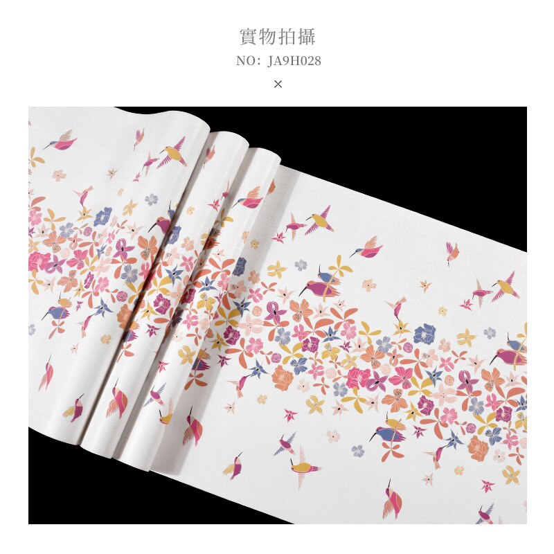 Hipster Wallpaper Artistic Modern Simple Pastoral Style Japanese Small Floral Warm Bedroom Living Room Nordic Wallpaper: JA9H028