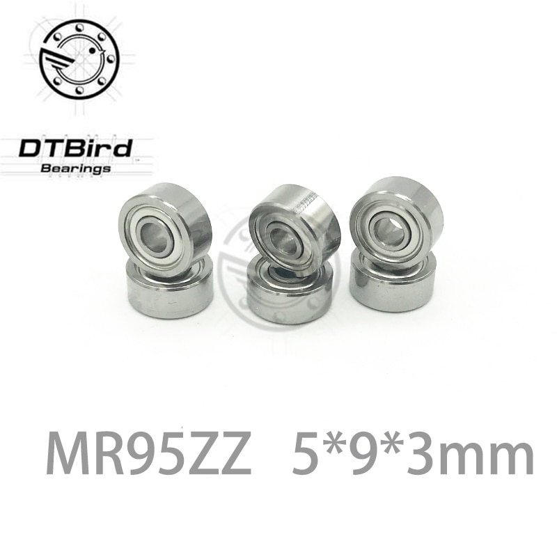 10 st  mr95zz lager 5 x 9 x 3 mm miniatyrkullager l -950zz mr95z mr95 zz mr952z 5*9*3mm