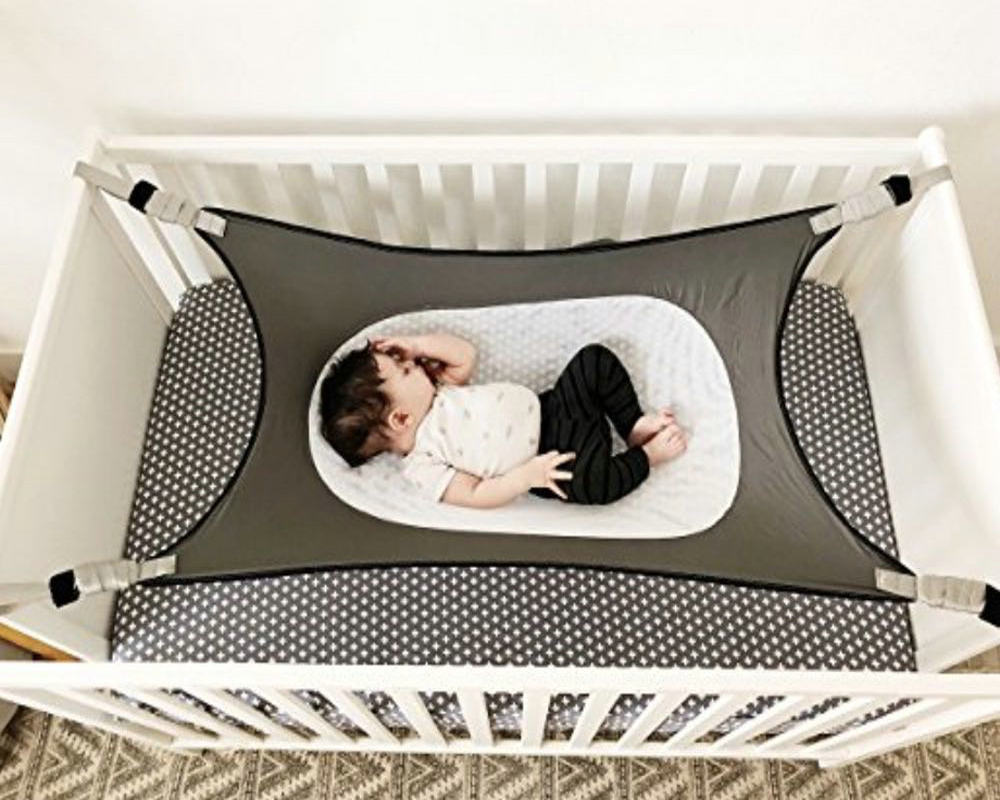 130cm*80cm avtagbara babyhängmatta babyleksaker inomhus babyvagga babygunga babysovhängmatta för liten baby