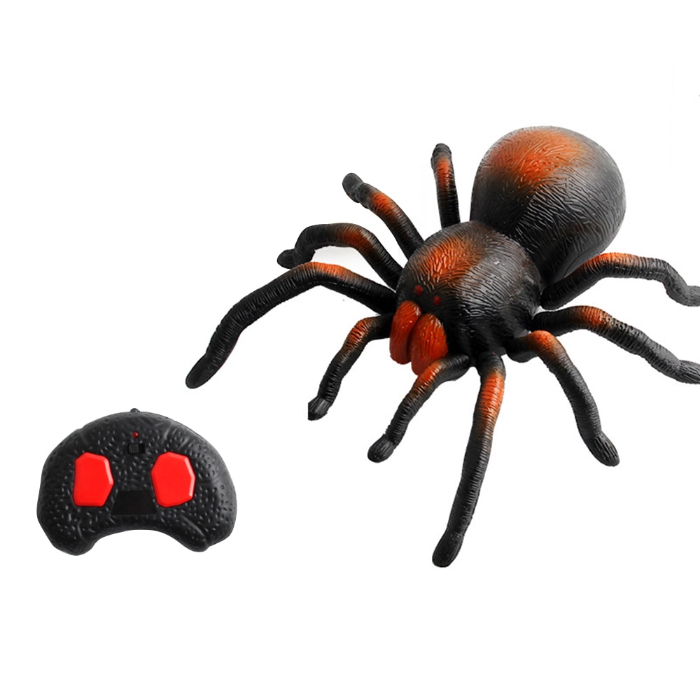 RC Simulation Spider Infrared Remote Control Insect Toys Simulation Spider Electric RC Toy Halloween For Adult Prank Insect