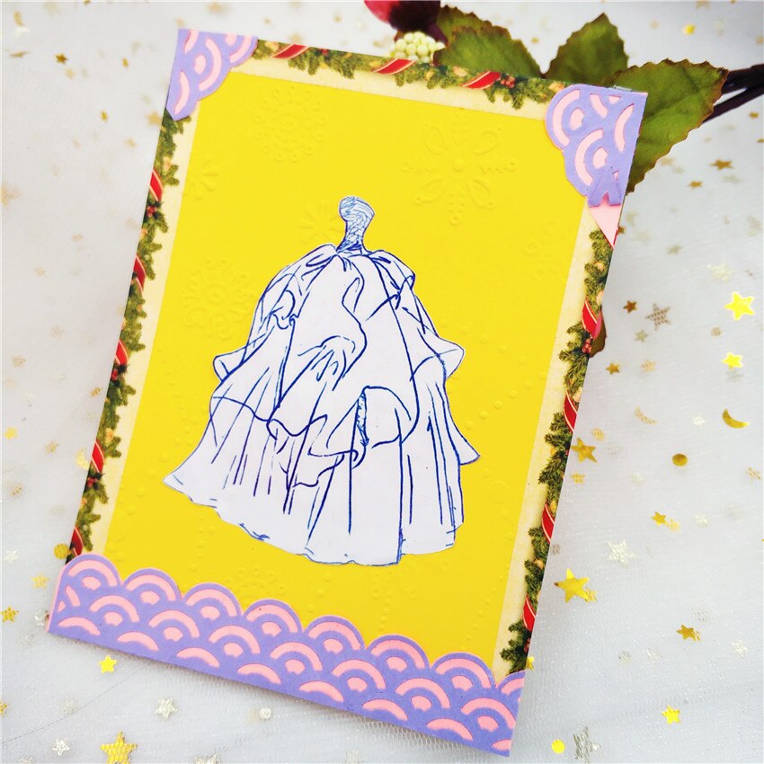 Ecool wedding dress Metal Cutting Dies New2019 for Card Making Icicle Craft Dies Scrapbooking Winter Die Cut Album Stencil Decor