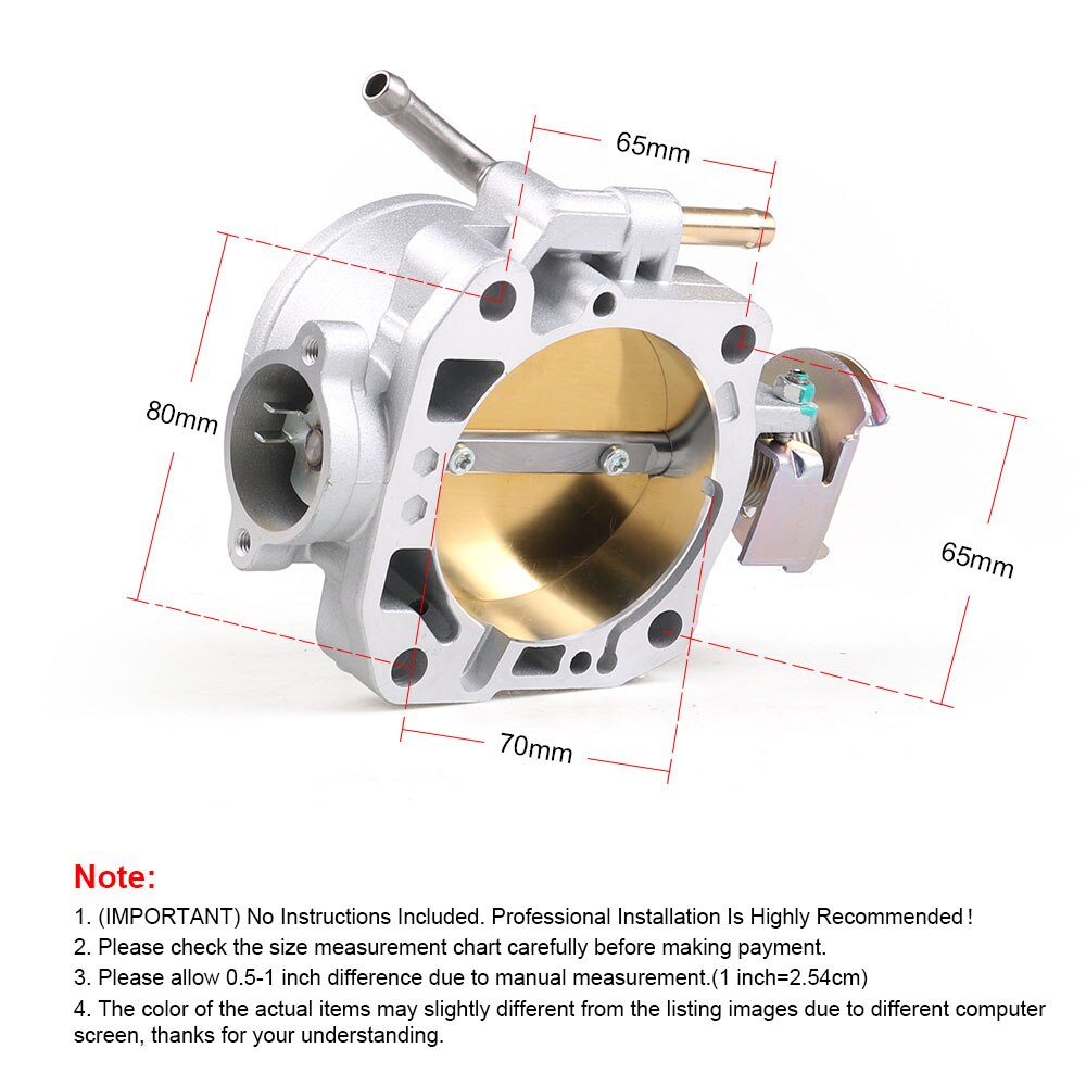 70MM Throttle Body Kit With TPS &amp; MAP Sensor for Honda B/D/H/F Series B16 B18 309-05-1050 Throttle Bodies 309051050