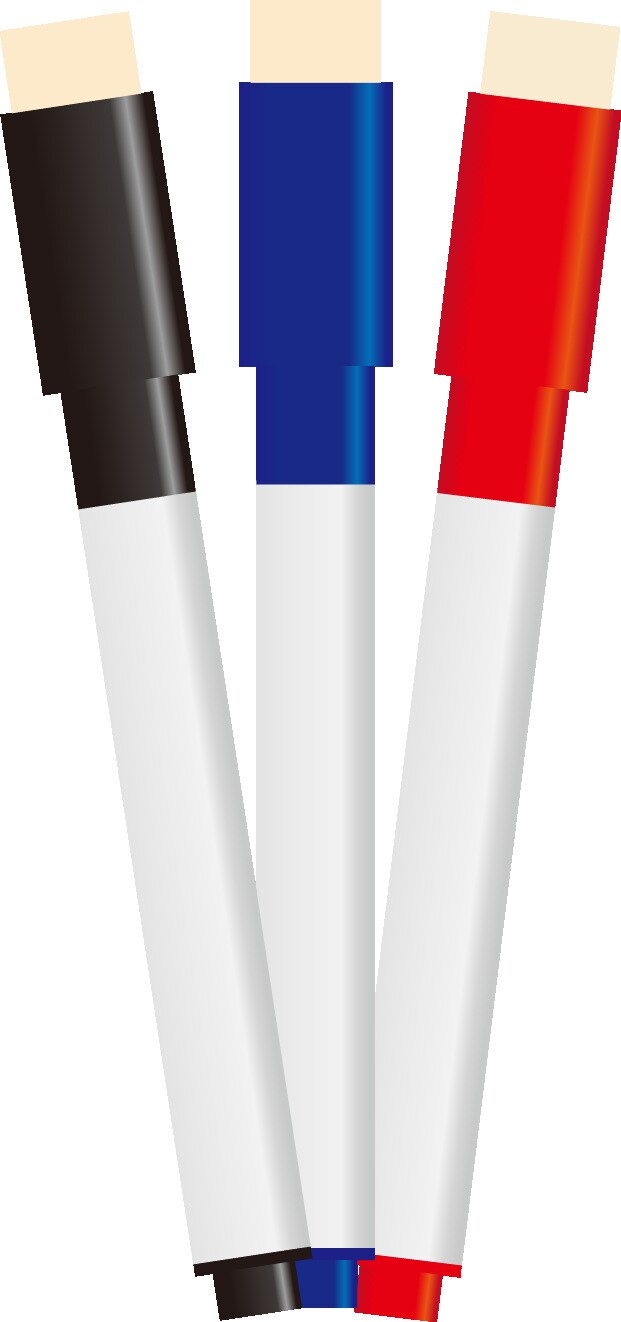 A4/a3 Magnetic Pet Soft Whiteboard Repeatedly Erase And Write Rubber Magnet Home Office Message Fridge Magnet: Soft magnetic pen