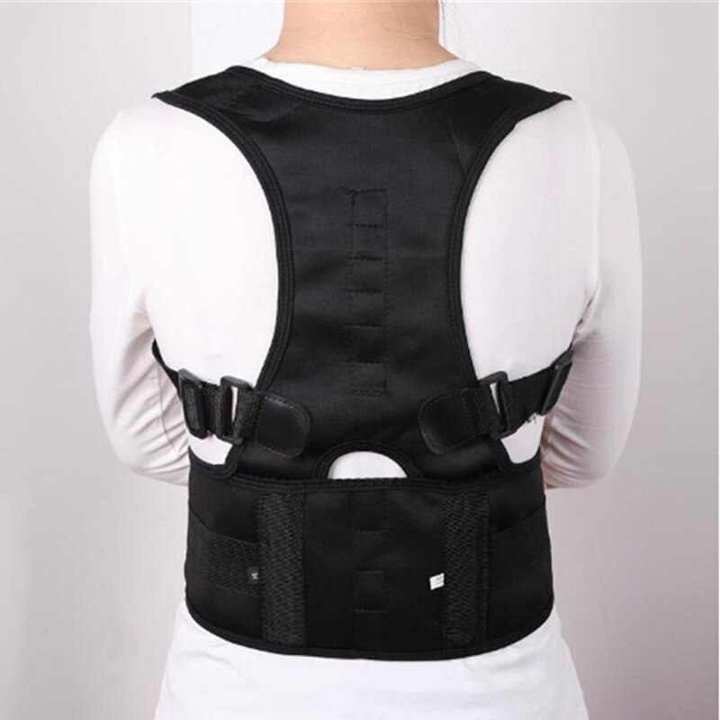 Cinturón de soporte ortopédico para mujer, Corrector de postura, imanes, moldeadores de cuerpo, Corrector de postura magnético