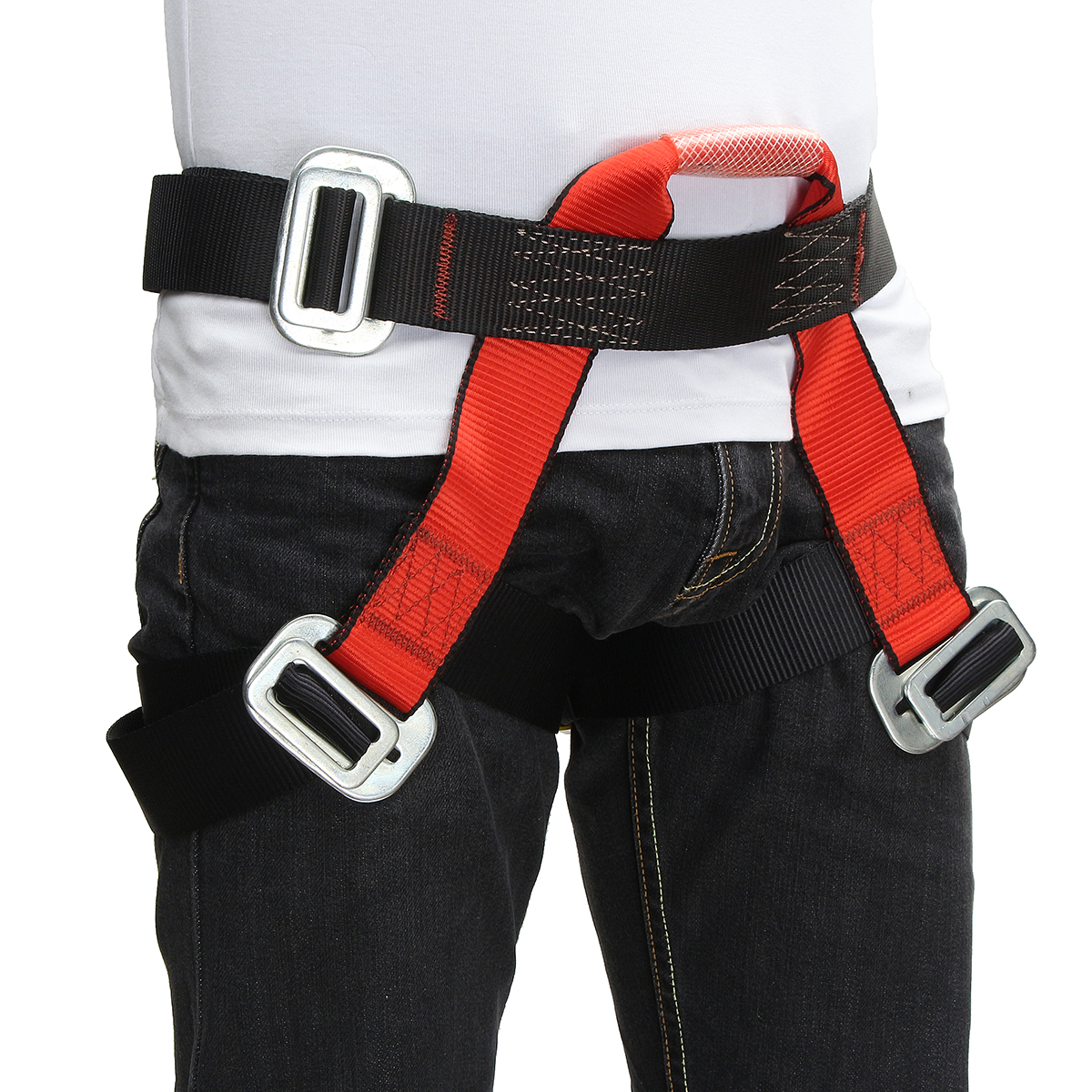 Outdoor Climbing Safety Belt Half Body Protecting for Rock Climbing Downhill Harness Rappel Safety Belt climbing accessories