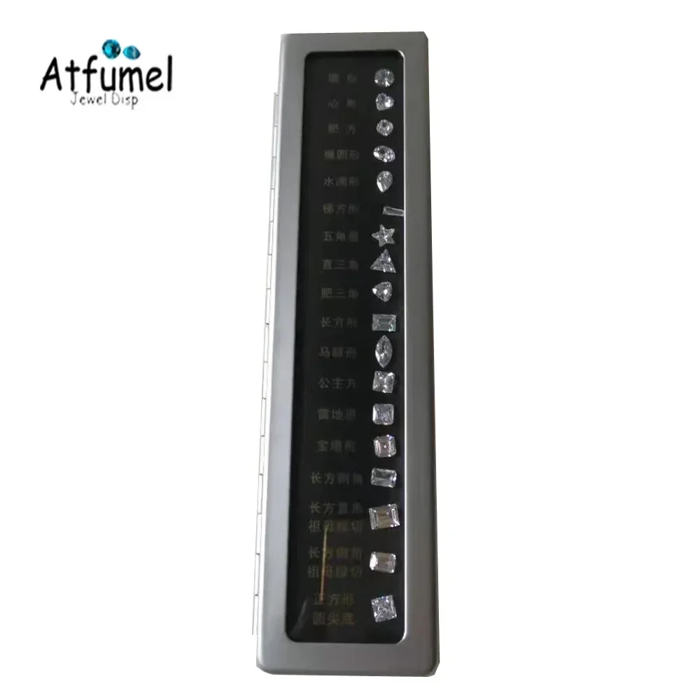 Diamond Zirconia Size Reference Contrast Carat Weight Diameter Special Cut Scale Master Teaching Tool Gemstone Contrast Tool