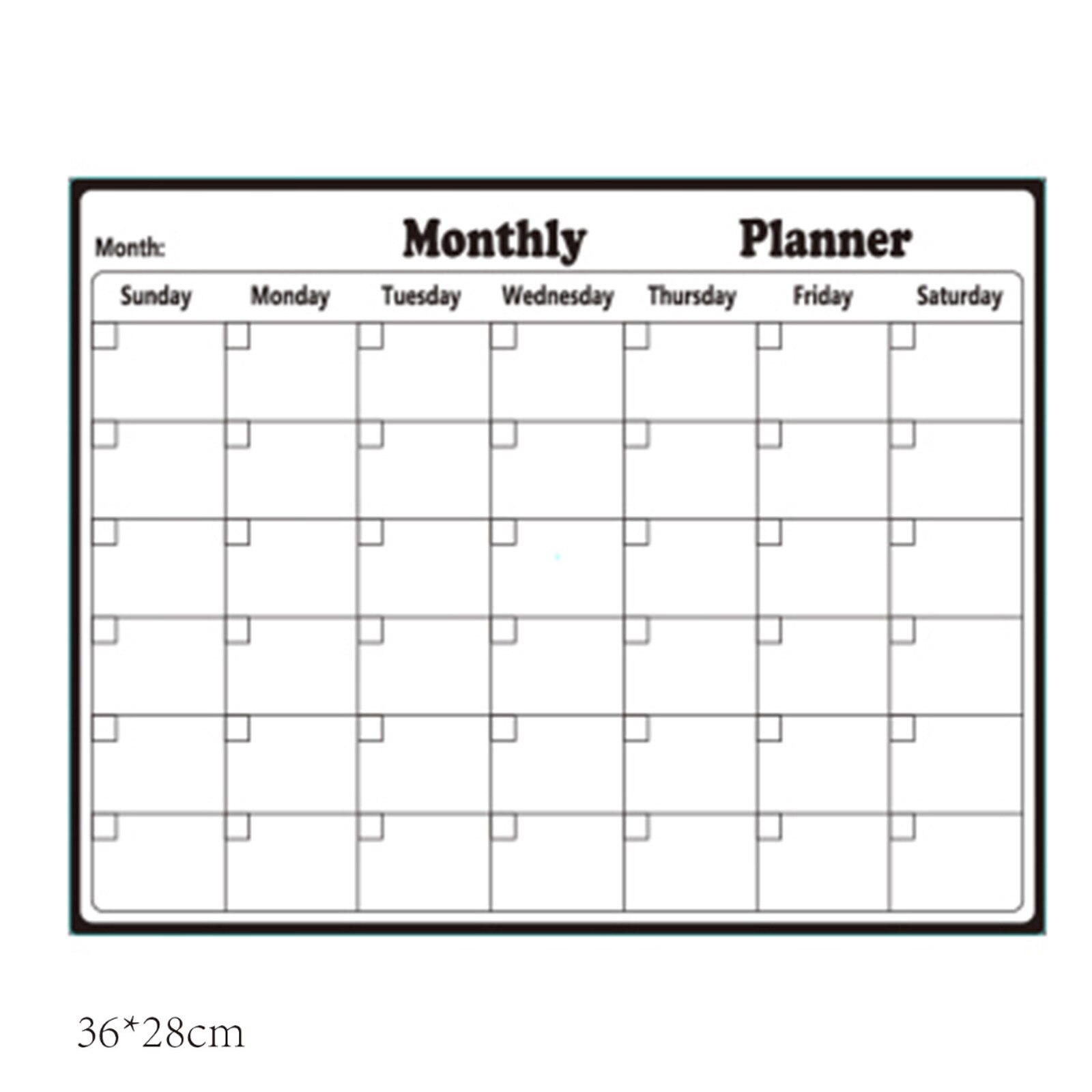 Whiteboard Magnetic Calendars For Refrigerator Family Notepad Daily Planner Monthly Planner Home Accessories Year: Default Title