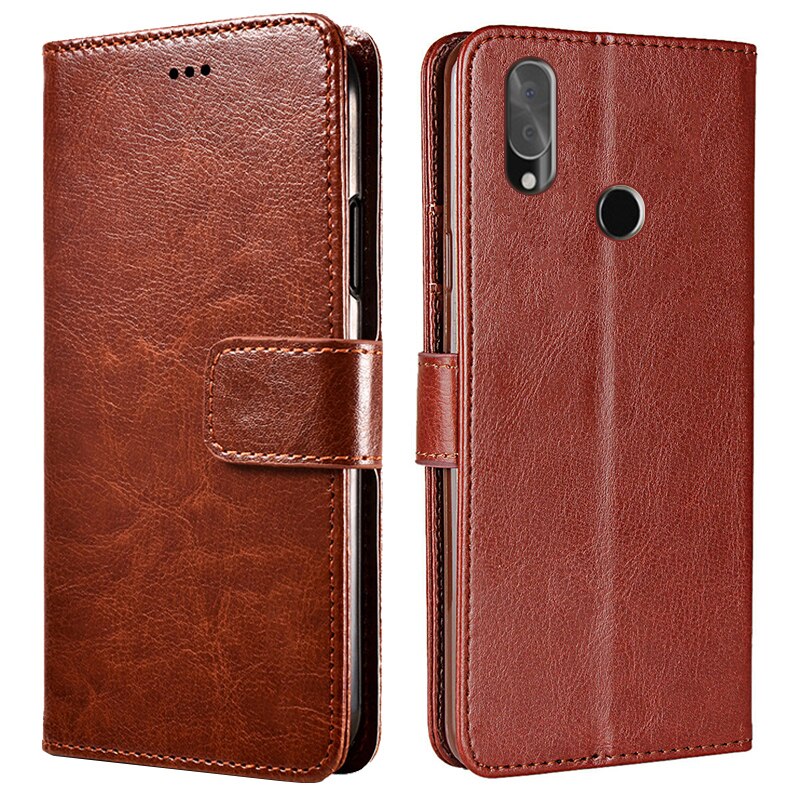 Flip Cover For Cubot X19 S Case Silicone Leather With Wallet Magnet Vintage Phone Case For Cubot X19 X 19 CubotX19S 5.93" Capa