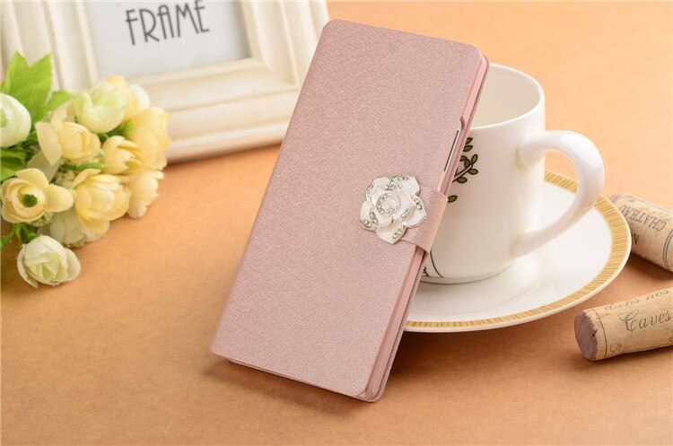 For ZTE Blade V10 Vita Case Cover Flip Case Original ZTE Blade V 10 Vita PU Leather Stand Wallet Telephone Funda Capa Coque Bag: CS Pink camellia