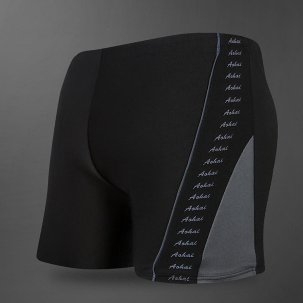 Lightweight Contrast Color Wear-resistant Summer Men Swimwear for Spa