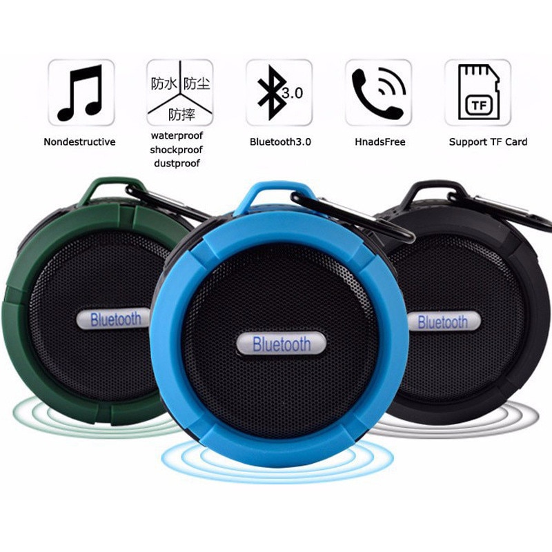 Draadloze Douche Luidspreker IPX5 Waterdicht Subwoofer Schokbestendig Stofdicht Draagbare Bluetooth Speakers Voor Outdoor Sport