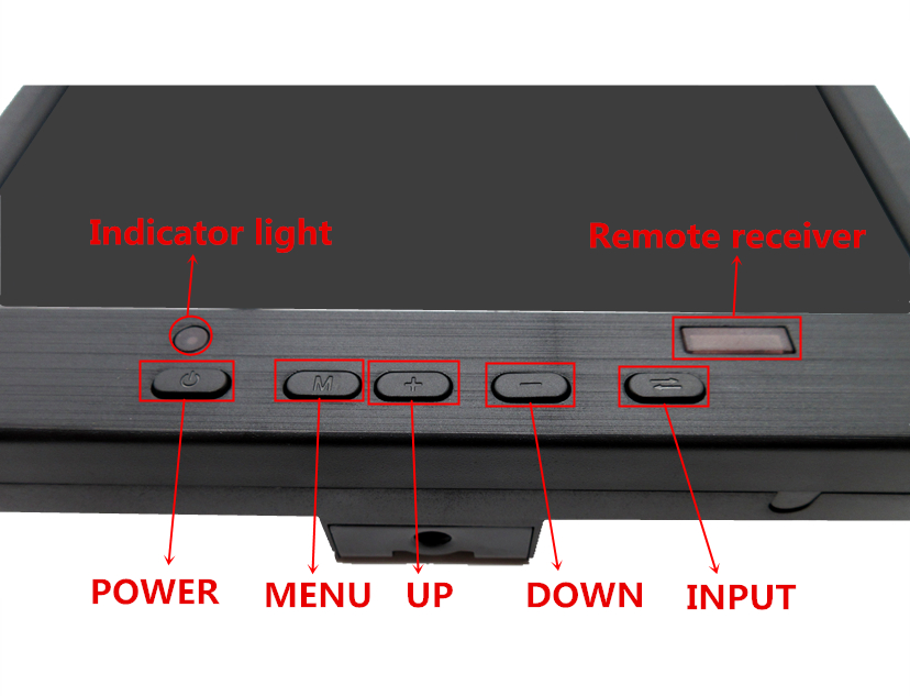 7 Inch 1024X600 High Definition Multipurpose Display Voor Monitoring Apparatuur Game Console Raspberry Pi Auto Lcd-scherm